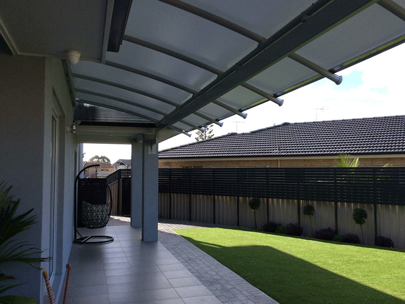 Freestanding Shade X structure