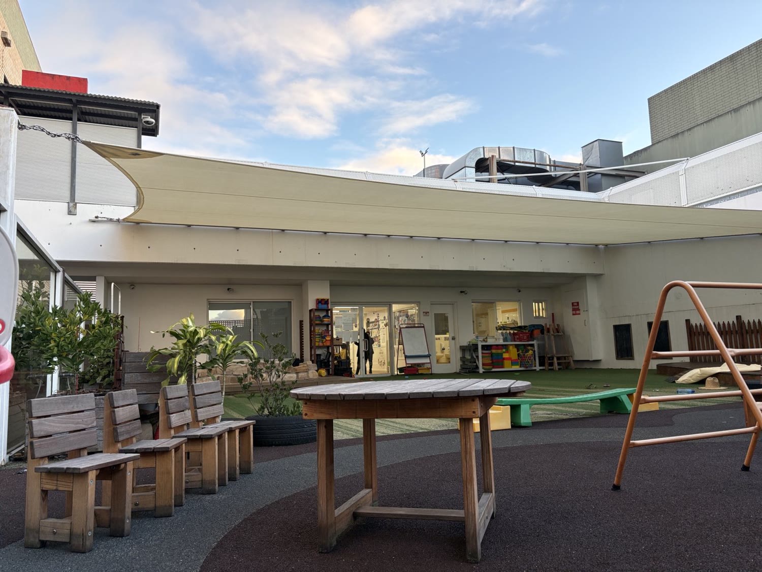 Childcare courtyard